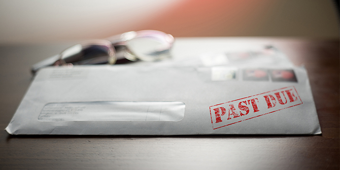Past Due - Final notice bill