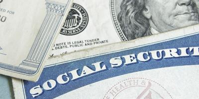 Social Security cards and cash