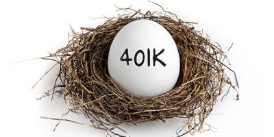 401(k) written on egg in nest