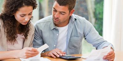 Couple reviewing tax deductions